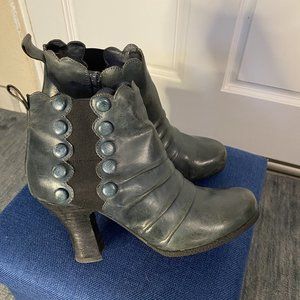 Miz Mooz Kasha Boots, Blue, Size 8